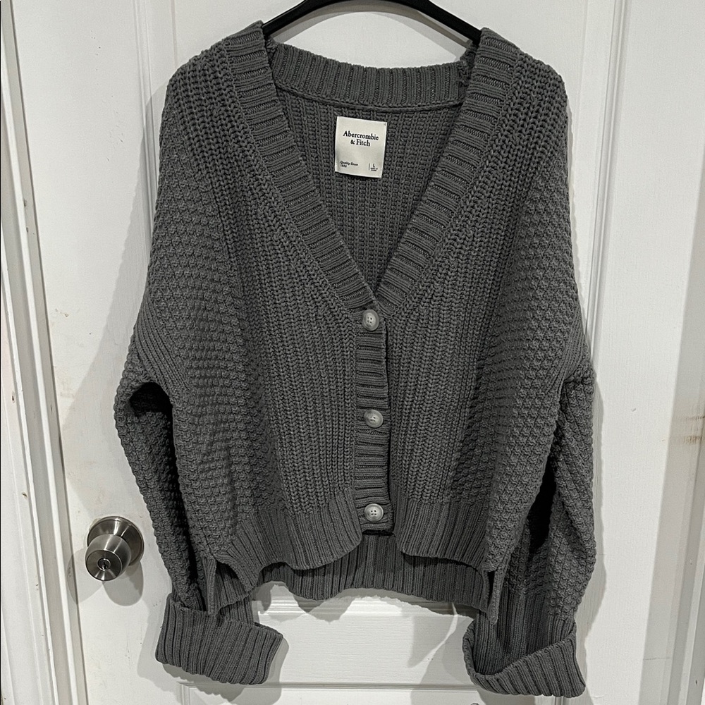 Abercrombie & Fitch Cameron seed stitch cardigan